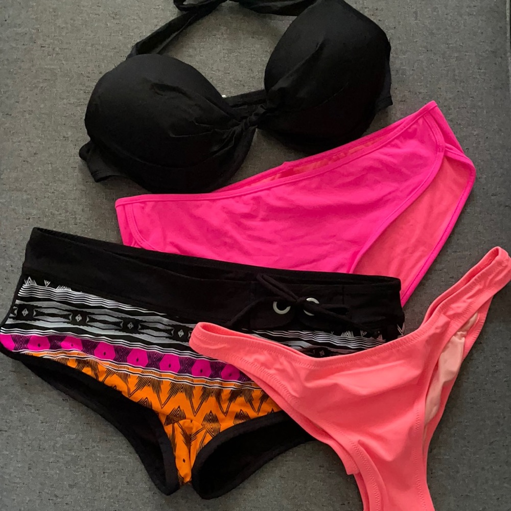 Athleta / VS / Mossimo bikini, 4 piece set